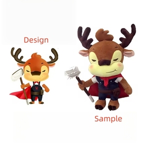 Custom <strong>Plush</strong> Stuffed Animal Doll Plushie Cute Deer <strong>Monkey</strong> Elephant Custom Design <strong>Plush</strong> <strong>Toy</strong> From Photo Custom <strong>Plush</strong> Pillow - Product Image 1