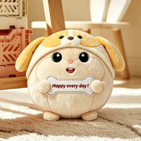 Coussin en peluche personnalisé en forme d'animal mignon, jouet en peluche doux, coussin décoratif, cadeau personnalisé pour enfants