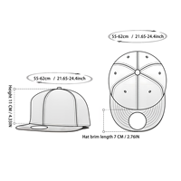 Gorra de Béisbol de Moda Urbana al por Mayor con Símbolo de Dólar Exagerado, Estilo Hip Hop, Accesorio de Moda de Cultura Urbana