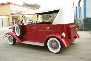Voiture électrique rétro à 4 places pour visites touristiques, idéale pour les zoos et parcs d'attractions - Product Image 2