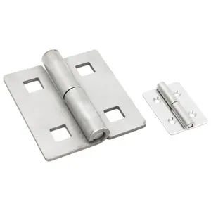 American Style Surface Mount Hinge Supplier Customized Size Heavy Door Bearing Stainless Steel Square Butt Hinge