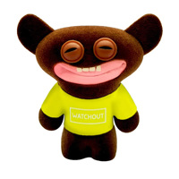 Jouet transfrontalier tendance en caoutchouc, monstre dentu, gadget anti-stress souple, figurine surprise, mignon-étrange, original