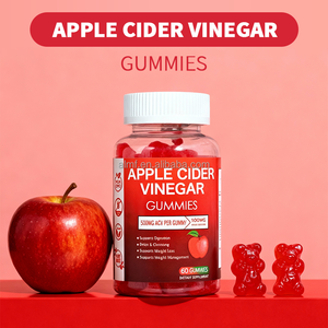 Vitamines <span class=keywords><strong>pour</strong></span> adultes au <span class=keywords><strong>cidre</strong></span> de <span class=keywords><strong>pomme</strong></span> biologique 500mg par gomme, 1000mg par portion, 60 gommes, <span class=keywords><strong>pour</strong></span> la santé digestive, la gestion du poids et l'énergie - Product Image 3