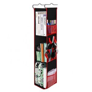 5 Tier Foldable Adjustable Hanging Organizer with Oxford Polyester Fabric Sturdy & Compact for Bathroom and Home Storage - Product Image 2