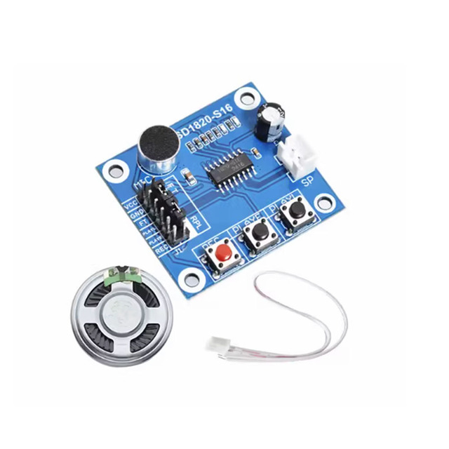 ISD1820 Recording and Voice Module Board with Mic Head Comes with 0.5W Speaker