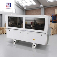 Machine de chantournage entièrement automatique avec collage et découpe des coins, compatible bois/PVC, facile à utiliser