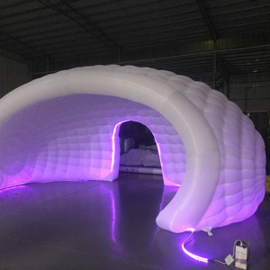 Voorraad Evenement Gebruik Opblaasbare Luna Podium Bruiloft Koepel Tenten, Fabriek Witte Opblaasbare Bubble Tent Voor Feest Tentoonstelling Evenement Tent - Product Image 1