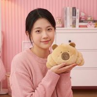 Peluche Capybara Personnalisée en Forme de Pain, Rembourrage Coton PP, Technique Lavée, Anti-Stress - Design Sac Mignon, Cadeau d'Anniversaire, Vente en Gros, OEM