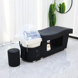 Mesa de Masaje para Spa Capilar de Cuero PU con Ciclo de Agua y Vapor, Equipo de Salón para Spa Capilar, Fisioterapia y Masajes - Product Image 2