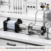 Pompa Booster Tekanan Tinggi Aksi Ganda Baja Tahan Karat Jingyang Model A16MS-25 untuk Aplikasi Udara Terkompresi Industri
