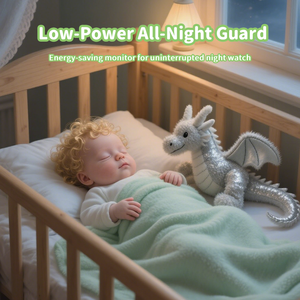 4.3インチディスプレイ付きWi-Fiワイヤレスベビーモニター、1080Pカメラ、モニターとスマートフォンアプリ経由のレビュー、泣き声/音/動き検知 - Product Image 5