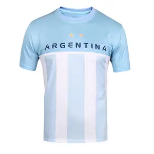 Camisetas de futbol katar futbol formaları hayranları tezahürat takım elbise T-shirt özel brezilya almanya arjantin futbol formaları