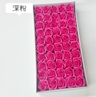 Duofu D Fleurs de savon artificielles en forme de rose et boîte cadeau personnalisée en papier pour fleurs de savon en forme de rose, fournisseur de fleurs artificielles