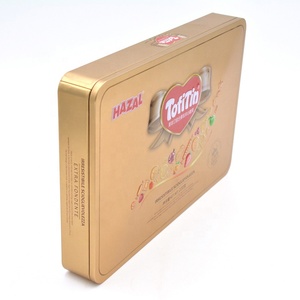 Venta caliente clásico de <span class=keywords><strong>rectangular</strong></span> de gotas de dulces de caramelo de embalaje de la caja de la lata - Product Image 4