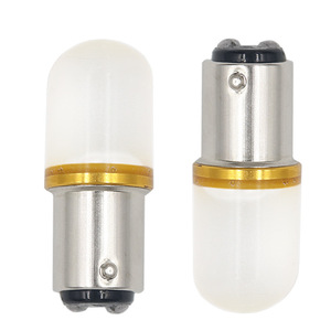 Clignotants et feux de freinage pour voiture 1156 1157 BA15S LED, lumières de voiture 12V, blanc stroboscopique - Product Image 3