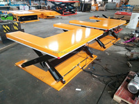 Haoke-Table élévatrice électrique en forme de U, plate-forme élévatrice, ciseaux, moto, 1000kg de charge