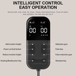 Alat Pijat Punggung Multifungsi dengan Remote Control, Peregang Tulang Belakang, Traksi Udara, Pemanas Cahaya Merah, Getaran, dan EMS - Product Image 5