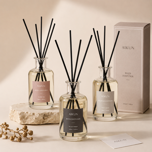 Difusor de Aromas de Vidrio Transparente de Gran Capacidad, Personalizado al por Mayor por AIKUN, para Decoración del Hogar y Tiendas de Aromaterapia - Product Image 1