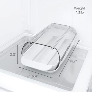 A0491 Egg Storage <b>Box</b> Automatic <b>Rolling</b> Egg <b>Box</b> Slide Design Fresh-Keeping <b>Box</b> With Transparent Lid Household - Product Image 5