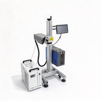 Machine de marquage laser UV JPT 20W pour ligne de production à haute vitesse, imprimante laser pour étiquettes de bouteilles, date d'expiration