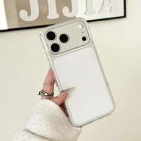Coque de téléphone en TPU souple, design de luxe, tendance et élégante, motif cœur, pour iPhone 17 Pro Max, vente en gros à bas prix