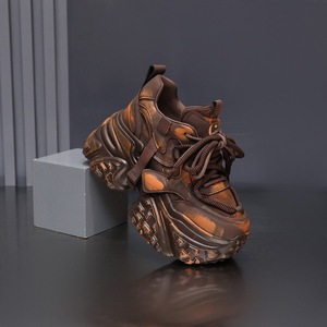 Chaussures compensées épaisses pour femmes, nouvelle collection automne-hiver 2026, hauteur accrue de 10 cm, semelle respirante et légère - Product Image 2