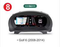 Compteur de vitesse numérique 12,3'' pour tableau de bord LCD de voiture Volkswagen VW Passat 2015-2020, jauge d'huile, système Linux