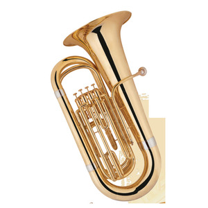 <span class=keywords><strong>Tuba</strong></span> de qualité en laiton, clé Sib, <span class=keywords><strong>4</strong></span> <span class=keywords><strong>pistons</strong></span>, diamètre du tube 16,5 mm, diamètre du cloche 381 mm, pour distribution - Product Image 2