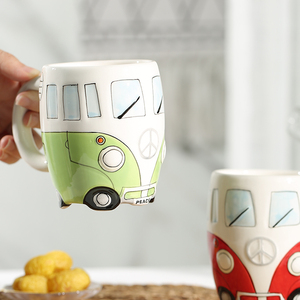Taza de Cerámica con Diseño Novedoso, Taza de Café con Dibujos Animados, Pintada a Mano, Regalo Personalizado, <span class=keywords><strong>para</strong></span> Hogar u Oficina, Venta al Por Mayor, ODM, MOQ Bajo - Product Image 4