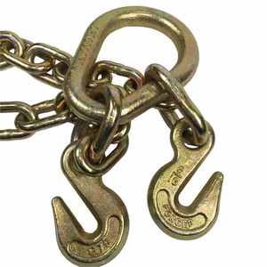 Großhandel 3/8 \ "Verzinkter Gesenk geschmiedeter Ösen haken A323/H323 Ketten hub Hebezeug Ösen haken Stahl legierung Zink für den industriellen Einsatz - Product Image 5