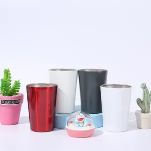 Prix usine 12oz tasse d'eau de voyage en acier inoxydable tasses à café isolées en gros