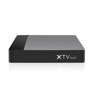 跟踪者梅洛XTV二重奏最新款电视盒4K 4k播放器安卓11 2GB内存16GB只读存储器5g双WiFi机顶盒