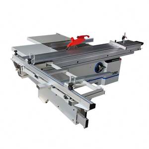 Sierra de mesa deslizante de alta precisión para carpintería, sierra de mesa con mesa deslizante para tableros artificiales de 45/90 grados - Product Image 3