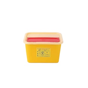 Medical Sharps Disposal Needle Recycling Waste Container 1-15L Medical Sharps Waste Bin Safty Box for Hospital