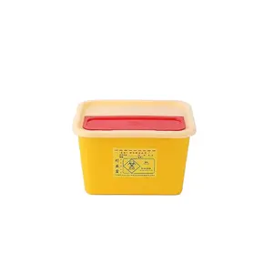 Conteneur de déchets de recyclage d'aiguille d'élimination de Sharps médical 1-15L boîte de sécurité de poubelle de déchets de Sharps médical pour l'hôpital