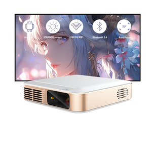 Smart Native 1920*1080P Full HD LED DLP <b>Projector</b> 2.4G/5G WiFi Connectivity 2K 4K Beamer for Movie Palm Size Android Home S-230P - Product Image 1
