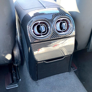 Mercedes-Benz C-Class W206 Armrest Box Air Vent Cover Carbon Fiber Style Luxury Interior Modification Part 304AB - Product Image 1