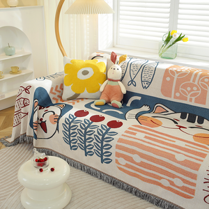 Hot Sale Wasch bare American Style 5-Sitzer Sofa bezug <span class=keywords><strong>Lucky</strong></span> <span class=keywords><strong>Cat</strong></span> Design Full Sectional Sofa bezug für Wohnzimmer Erschwing lich - Product Image 4