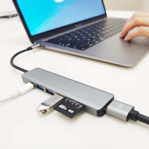 7 in 1 <strong>USB</strong> <strong>C</strong> Hub Multiport <strong>Adapter</strong> 100W PD SD/TF Card Reader+3 <strong>USB</strong>-<strong>A</strong>+USBC Docking Station for MacBook - Product Image 4