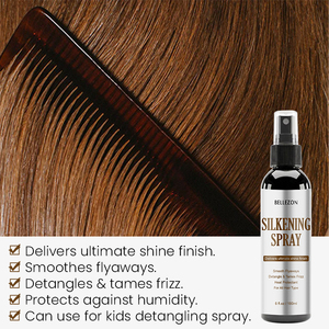 Bellezon <span class=keywords><strong>Spray</strong></span> Lucidante per Capelli 180ml, <span class=keywords><strong>Spray</strong></span> Districante Anti-Crespo con Protezione dal Calore, Effetto Setoso - Product Image 4