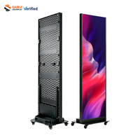Écran d'affichage publicitaire LED pliable de taille personnalisée 3840Hz pour centre commercial