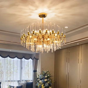 Işık lüks oturma odası basit restoran yatak parlaklık high end villa atmosferik lamba modern kristal avize - Product Image 2