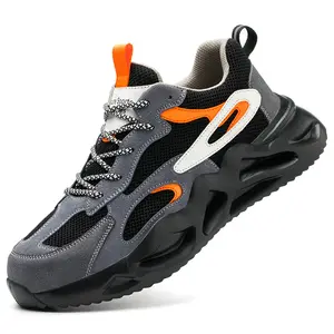 Safety Shoes Men Sport Anti-bashing And Anti-puncture Breathable Suitable Men's Work Shoes