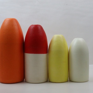Marqueurs de nasse à crabes durables Genghai 5*11 pouces 614 714, flotteurs de pêche en PVC, flotteurs en liège pour pêcheurs nord-américains, pour nasses à crabes et homards - Product Image 1