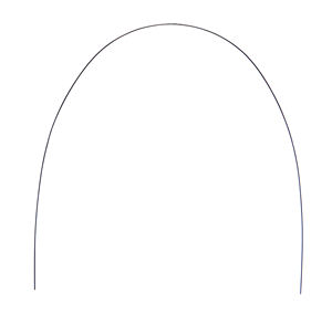 Yüksek kaliteli ortodontik ısıtmalı aktif ligatür kemer telleri Oval 016*016 üst - Product Image 1