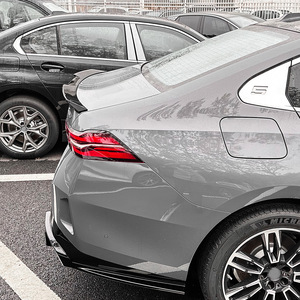 Bmw 5 Series G60 Rear Wing Piano Black Carbon Fiber Texture Ducktail Spoiler For 2024+ 525i 530i Trunk Lip - Product Image 3