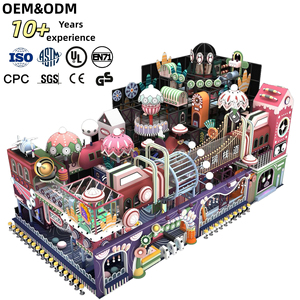 New Trendy Style Kids Large Indoor Playground Equipment Children Amusement Park for Malls - Slide, <b>Trampoline</b> & Ball Pit Combo - Product Image 4
