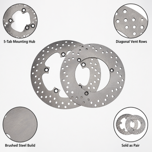 Disque de frein avant 267 mm pour <span class=keywords><strong>Yamaha</strong></span> XMAX <span class=keywords><strong>300</strong></span> 2017-2024 Argent Modifié Vente en gros Personnalisé - Product Image 1