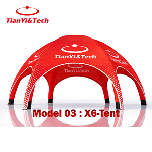 เต็นท์เป่าลมแบบโมดูลาร์ TianYi Tech |   เต็นท์จัดงานกลางแจ้งโครงสร้าง TPU ติดตั้งง่าย พร้อมบริการออกแบบและผลิตสื่อโฆษณาเป่าลมตามสั่ง - Product Image 1