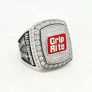 Anillo de Campeonato Personalizado de Alta Calidad con Cristales de Rhinestone, Chapado en Plata/Oro, Unisex, Anillos de Campeones Personalizables - Product Image 6